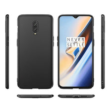OnePlus 6T Case Ultra Slim Hard Back Cover - Matte Black
