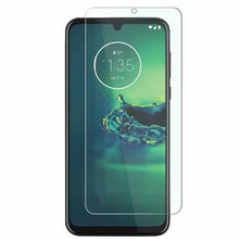 Motorola Moto G8 Plus Case Carbon Fibre Cover & Glass Screen Protector
