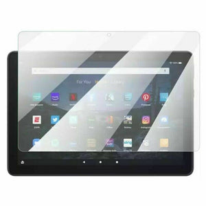 Amazon Fire HD 10 Plus (2021) Case Leather Folio Cover & Glass Protector