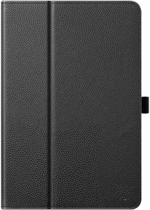 Amazon Fire HD 10 Plus (2021) Case Leather Folio Cover & Glass Protector