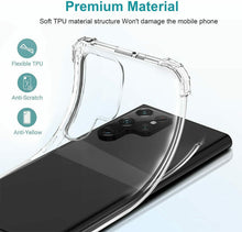 Samsung Galaxy S22 Ultra 5G Case Clear Silicone Slim Shockproof Gel Cover