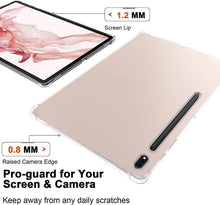 Samsung Galaxy Tab S8+ Case Clear Shockproof Cover TPU Silicone (Plus)
