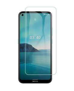 Nokia 5.4 Case Carbon Fibre Cover & Glass Screen Protector