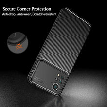 Xiaomi Poco X4 Pro 5G Case Carbon Slim Cover & Glass Screen Protector