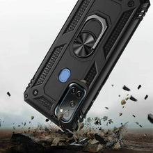 Samsung Galaxy A21s Case Kickstand Cover & Glass Screen Protector