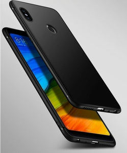 Xiaomi Mi Max 3 Case Slim Silicone Ultra Soft Gel Cover - Matte Black