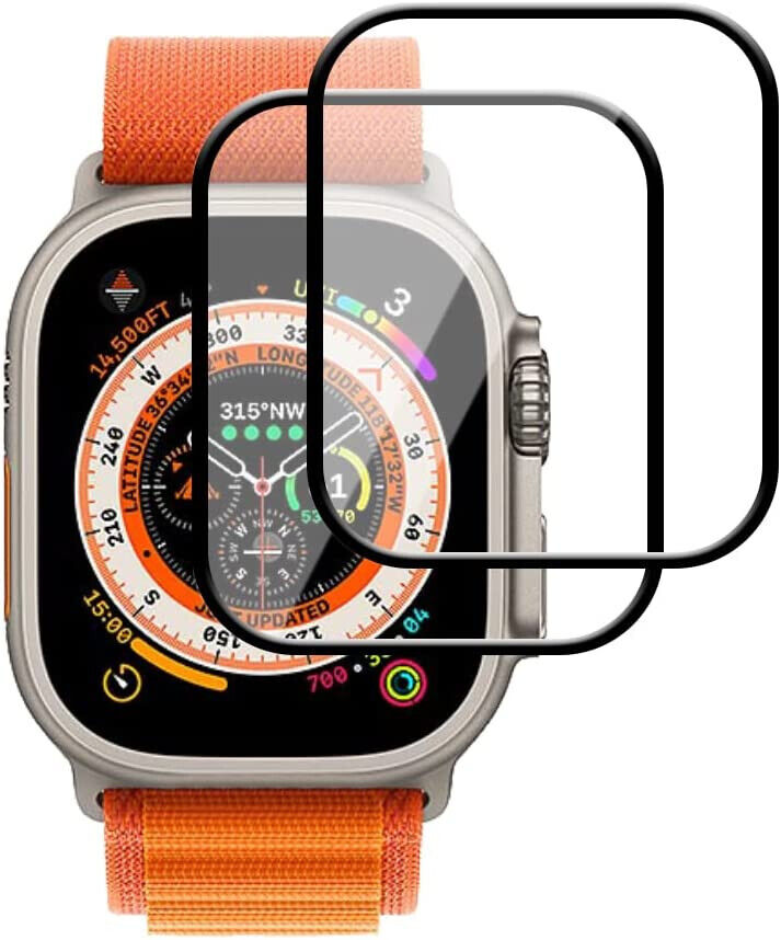 Apple Watch Ultra 49mm Tempered Glass Screen Protector Watch
