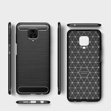 Xiaomi Redmi Note 9 Pro Carbon Fibre Cover & Glass Screen Protector