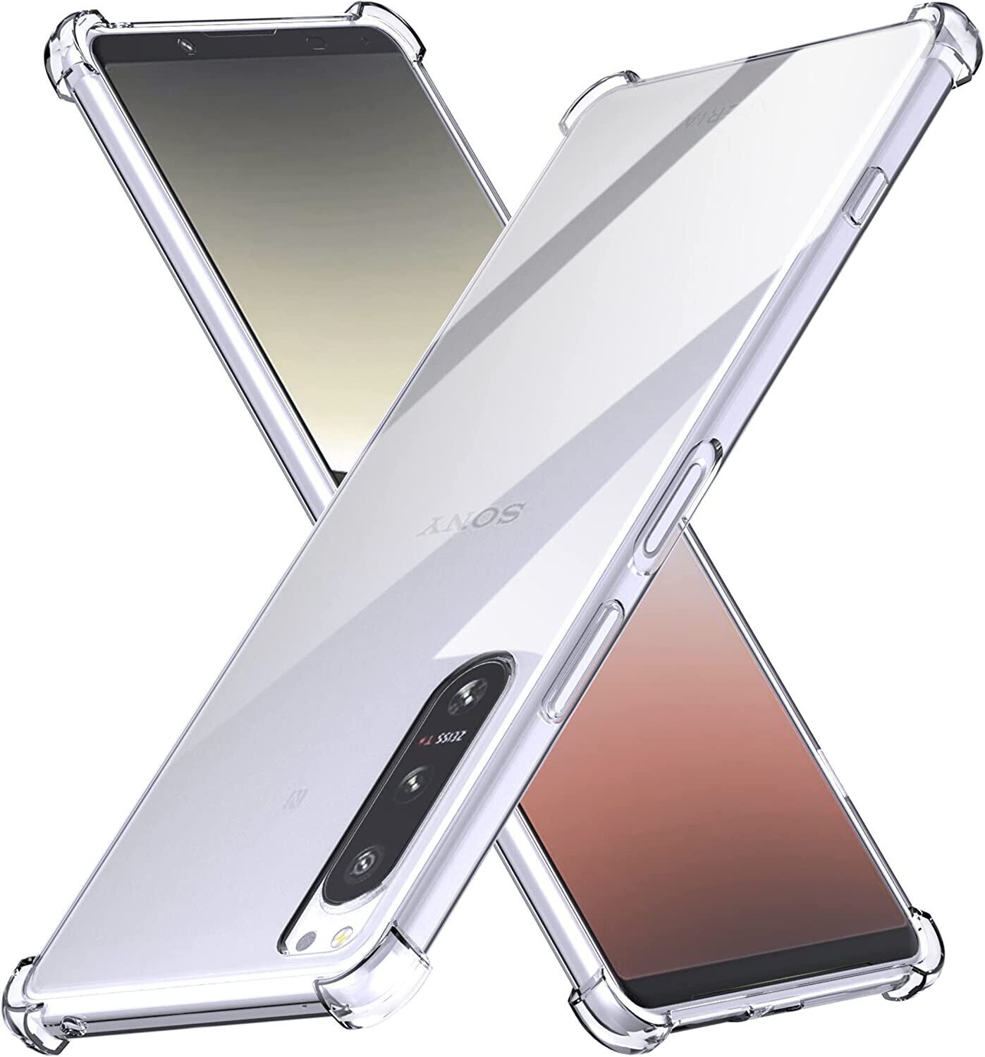 Sony Xperia 5 IV Case Clear Silicone Slim Shockproof Gel Cover