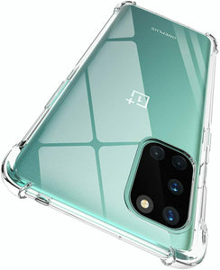 OnePlus 8T Case Clear Silicone Slim Shockproof Gel Cover