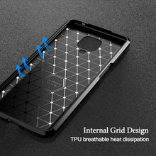 Xiaomi Redmi Note 9S Case Carbon Gel Cover Ultra Slim Shockproof