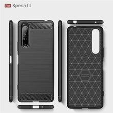 Sony Xperia 1 II Case Carbon Fibre Gel Cover Ultra Slim