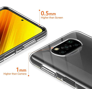 Xiaomi Poco X3 Pro Case Clear Silicone Slim Gel Cover