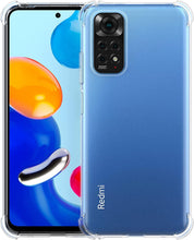 Xiaomi Redmi Note 11 Case Clear Shockproof Cover & Glass Screen Protector