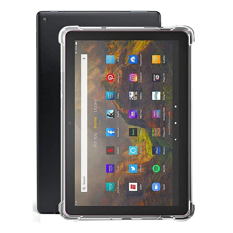Amazon Fire HD 10 Plus 2021 Case Clear Cover TPU Silicone (11th Generation)
