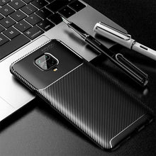Xiaomi Redmi Note 9S Case Carbon Gel Cover Ultra Slim Shockproof