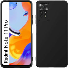 Xiaomi Redmi Note 11 Pro Case Slim Silicone Gel Cover - Matte Black 6.67"
