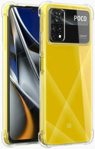 Xiaomi Poco X4 Pro 5G Case Clear Shockproof & Glass Screen Protector