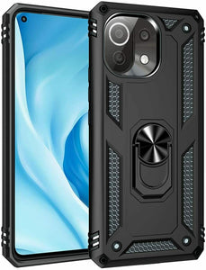 Xiaomi Mi 11 Case Kickstand Shockproof Ring Cover