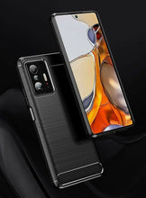 Xiaomi 11T Case Carbon Fibre Cover & Glass Screen Protector