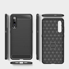 Samsung Galaxy A30s Case Carbon Fibre Gel Cover Ultra Slim Shockproof
