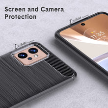 Motorola Moto G32 Case Carbon Fibre Gel Cover Ultra Slim Shockproof