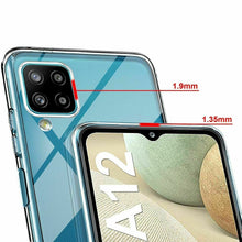 Samsung Galaxy A12 Case Clear Gel Cover & 2 Pack Glass Screen Protector
