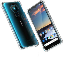 Nokia 5.3 Case Clear Shockproof Cover & Glass Screen Protector
