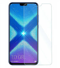 Compatible Huawei Honor 8X Case Carbon Fibre Gel Cover & Glass Screen Protector