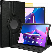 Lenovo Tab M10 Plus 3rd Gen 360 ° Rotating Case Stand Cover Glass Protector