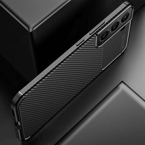 Samsung Galaxy S22 5G Case Carbon Gel Cover Ultra Slim Shockproof
