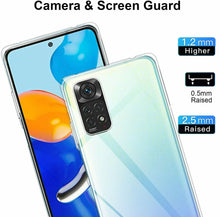 Xiaomi Redmi Note 11S Case Clear Silicone Ultra Slim Gel Cover 6.43"
