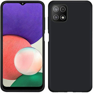 Samsung Galaxy A22 5G Case Slim Silicone Cover & Glass Screen Protector