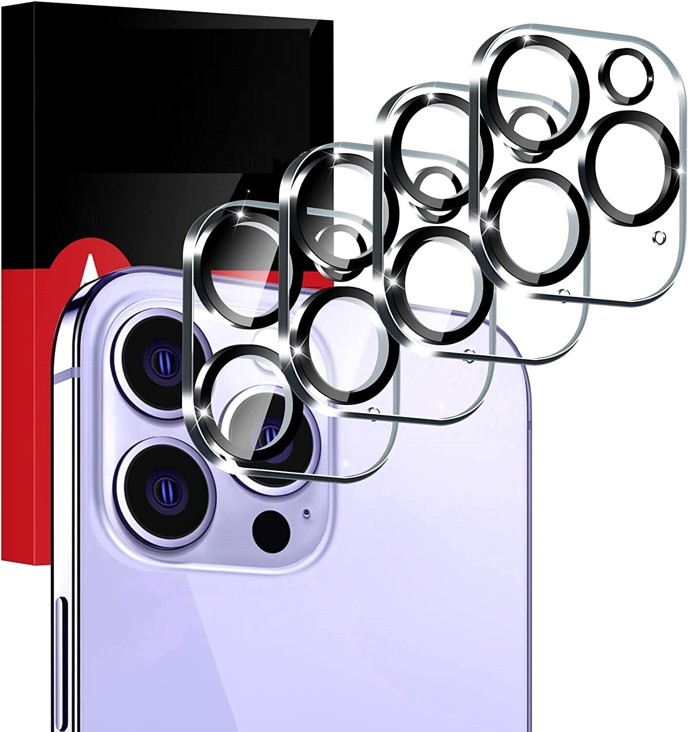 9H Camera Lens iPhone 14/Plus/Pro MAX Case Protector Tempered Glass Cover