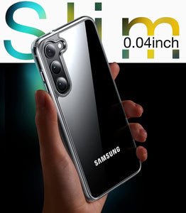 Samsung Galaxy S23+ Plus Case Clear Silicone Ultra Slim Gel Cover
