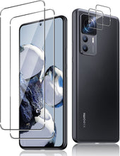 Xiaomi 12T Tempered Glass Screen Protector & Camera lens Glass