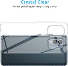 Nokia X30 / X30 5G Case, Slim Clear Silicone Shockproof  Gel Phone Cover
