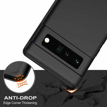 Google Pixel 6 Pro 5G Case Slim Silicone Cover & Glass Screen Protector