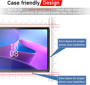 (2 Pack) Lenovo Tab P11 Gen 2 Glass Screen Protector 11.5"