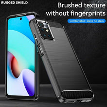 Xiaomi Redmi 10 2022 Case Carbon Fibre Gel Cover Ultra Slim Shockproof 6.5"