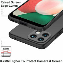 Samsung Galaxy A22 5G Case Slim Hard Back Cover & Glass Screen Protector