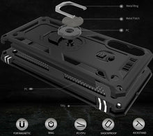 Huawei P30 lite New Edition Case Kickstand Cover & Glass Screen Protector