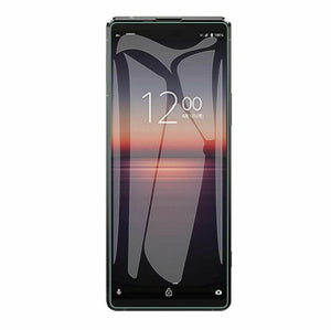 Sony Xperia 1 III Case Carbon Fibre Cover & Glass Screen Protector