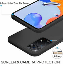 Xiaomi Redmi Note 11 Pro Case Slim Silicone Cover & Glass Screen Protector
