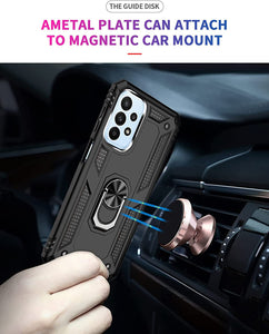Samsung Galaxy A23 4G/5G  Case Kickstand Shockproof Ring Cover