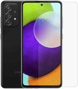 Samsung Galaxy A52s 5G Case Carbon Slim Cover & Glass Screen Protector