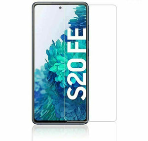 Samsung Galaxy S20 FE / 5G Case Slim Silicone Cover & Glass Screen Protector
