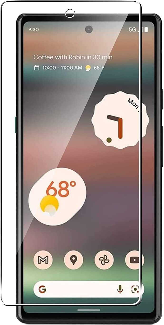 Google Pixel 6a 5G Tempered Glass Screen Protector Case Friendly
