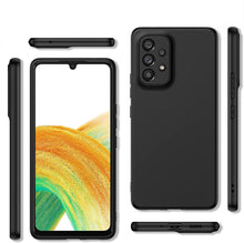 Samsung Galaxy A33 5G Case Slim Hard Back Cover & Glass Screen Protector