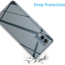 Nokia X30 / X30 5G Case, Slim Clear Silicone Shockproof  Gel Phone Cover